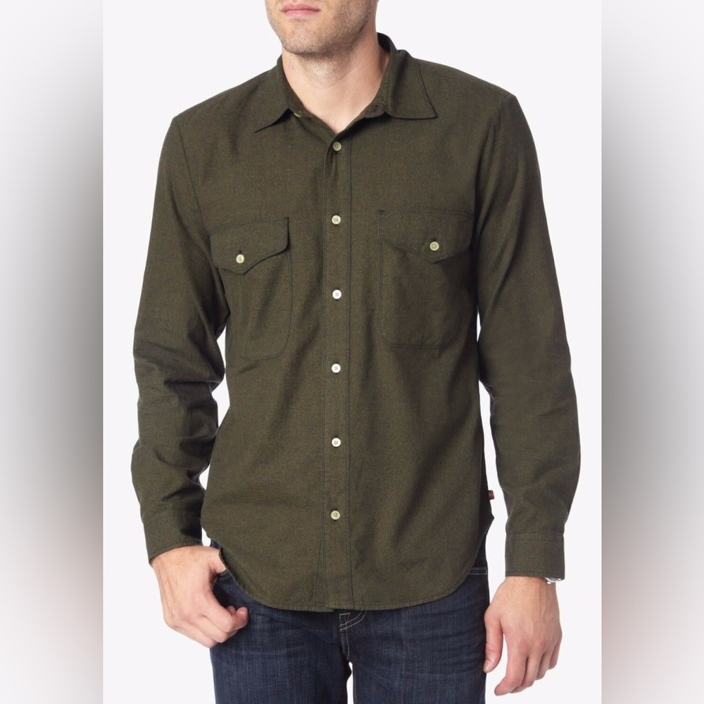 7FAM Vintage Flap Pocket Dress Shirt